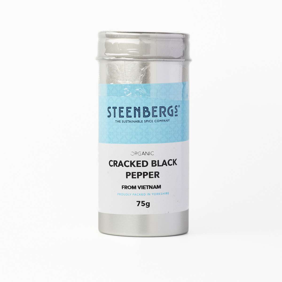 Pimienta Negra Triturada Ecológica Steenbergs - 75g