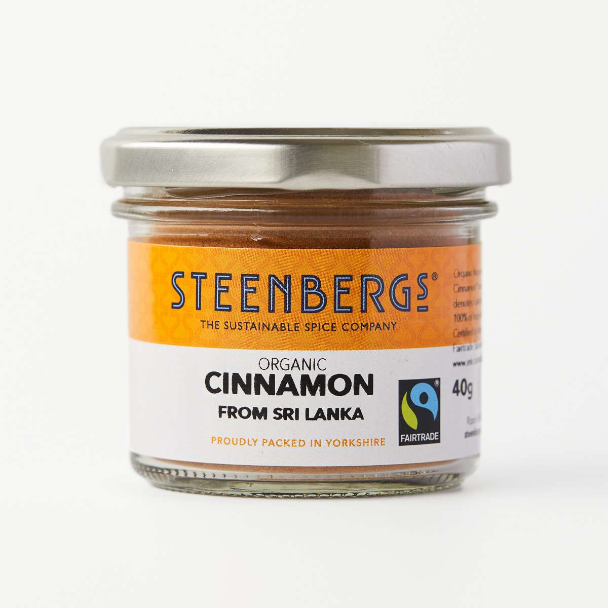 Steenbergs Organic Fairtrade Cinnamon Powder 40g