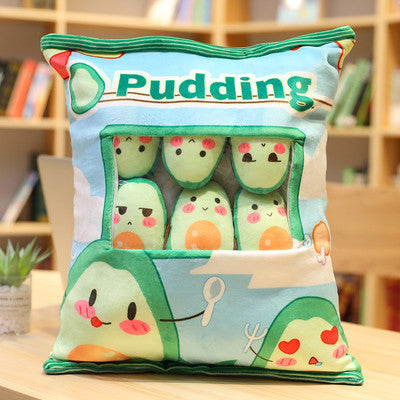 Cute Cat Rabbit Pig Snack Pillow