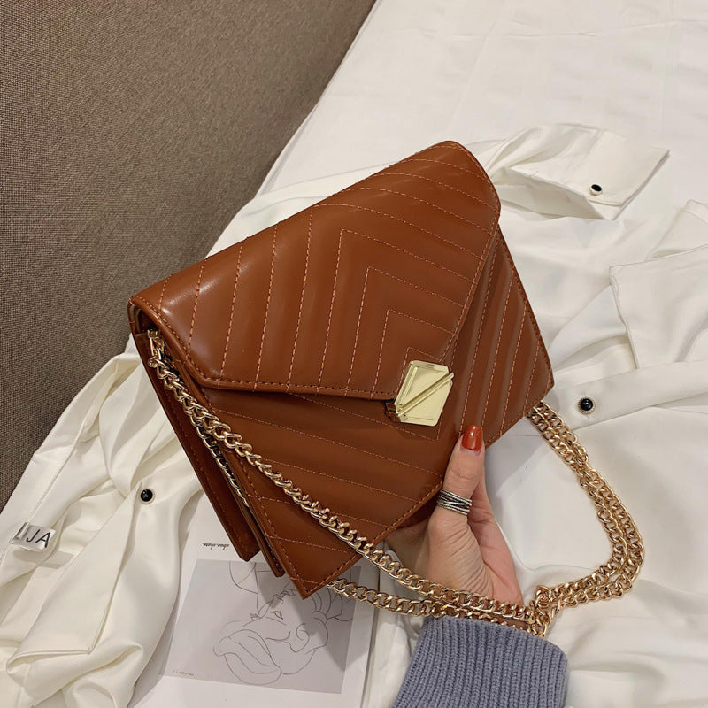 Chain Shoulder Bag Fashion Rhombus Small Square Bag