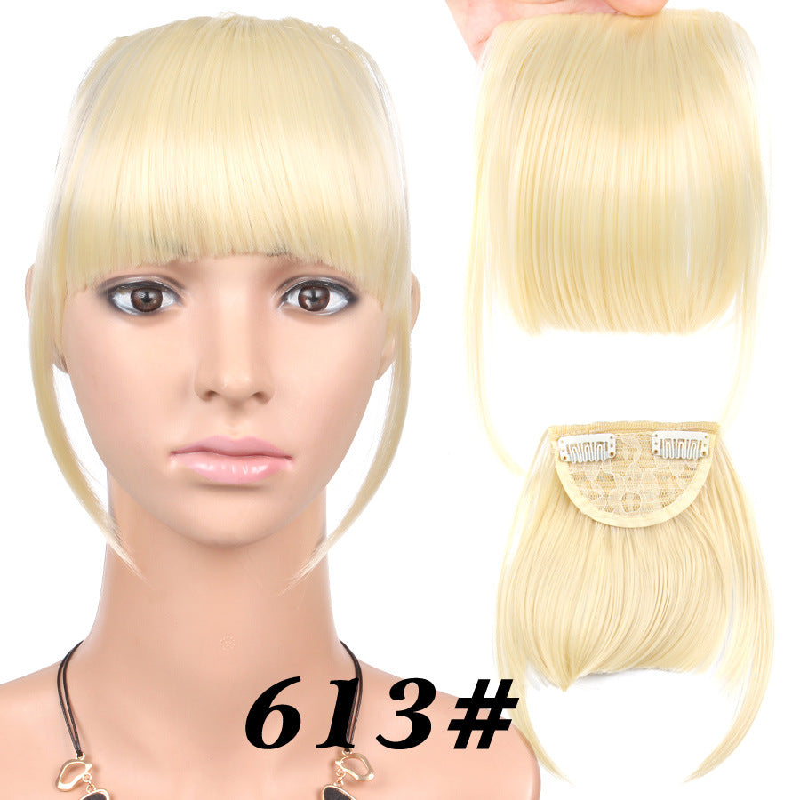 Chemical Fiber Wig Female Seamless Air Bangs