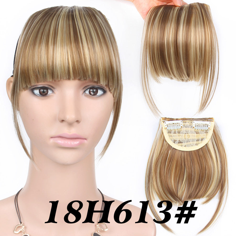 Chemical Fiber Wig Female Seamless Air Bangs