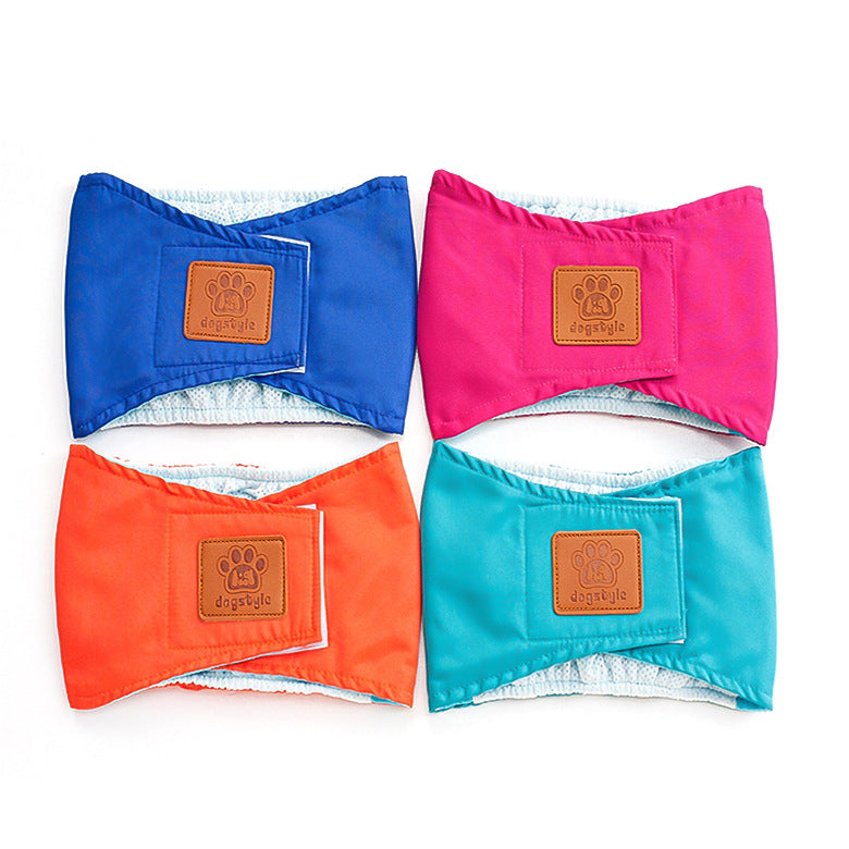 Solid Color Physiology Pants For Pet Male Dogs, Polite And Anti-Harassment Puppy Safety Pants