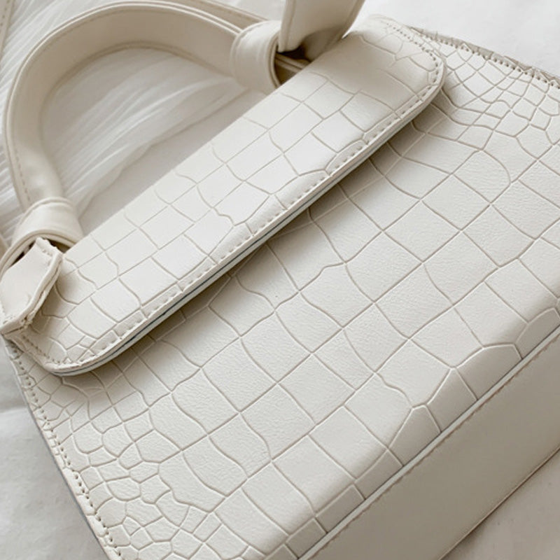 Fashion All-Match Portable Pattern One-Shoulder Small Square Bag