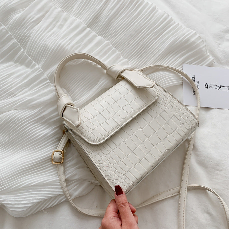 Fashion All-Match Portable Pattern One-Shoulder Small Square Bag