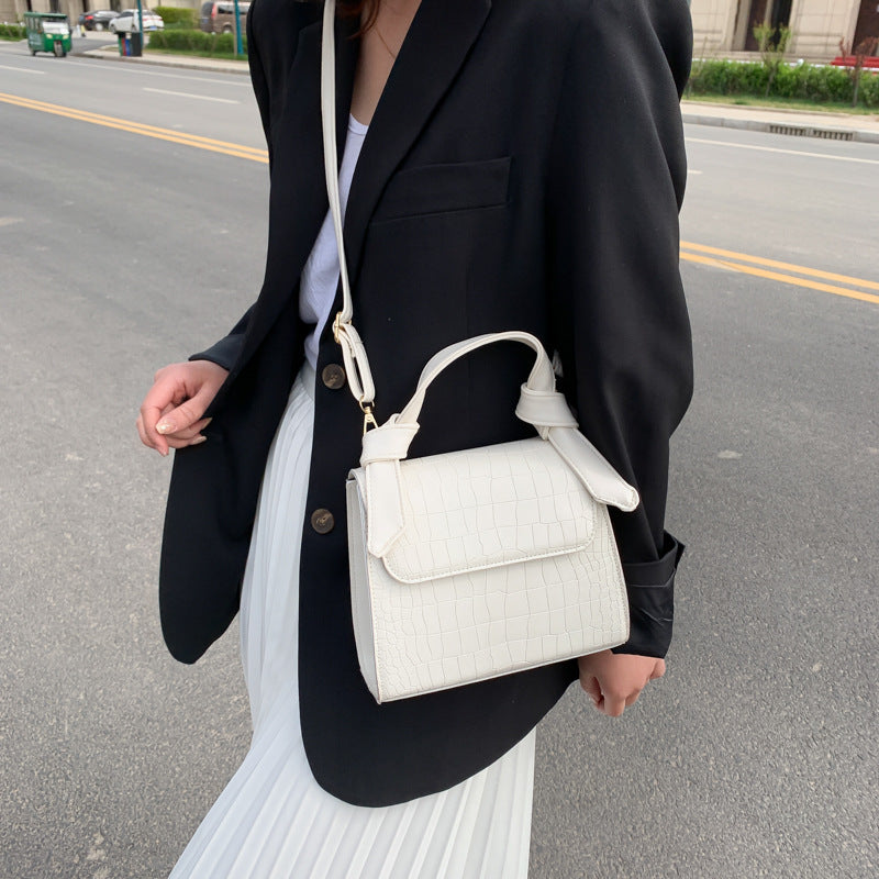 Fashion All-Match Portable Pattern One-Shoulder Small Square Bag