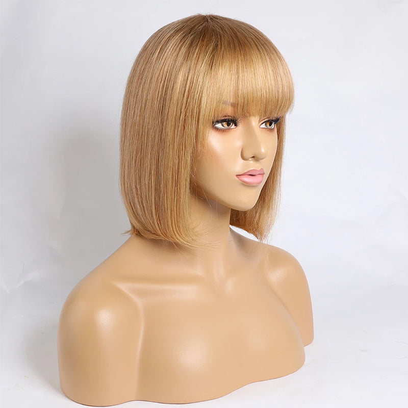 613 Blonde Straight Wig – Medium Length | Fits All Skin Tones & Face Shapes