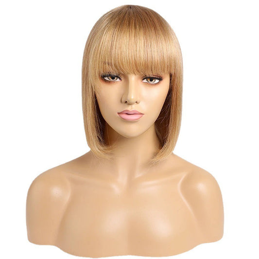 613 Blonde Straight Wig – Medium Length | Fits All Skin Tones & Face Shapes
