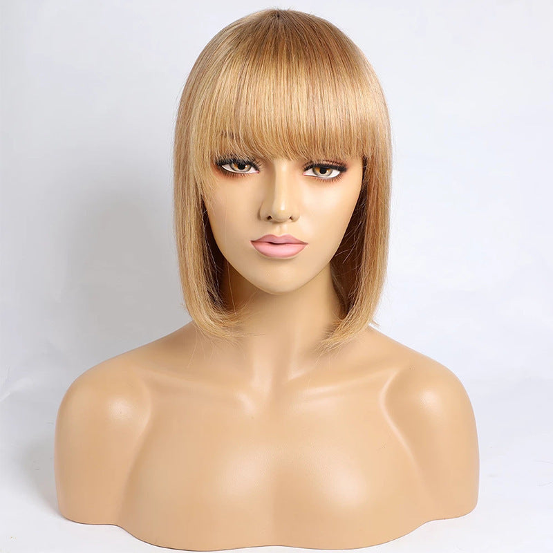 613 Blonde Straight Wig – Medium Length | Fits All Skin Tones & Face Shapes