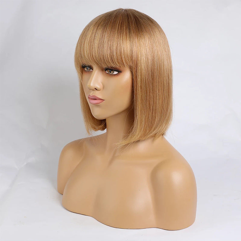 613 Blonde Straight Wig – Medium Length | Fits All Skin Tones & Face Shapes