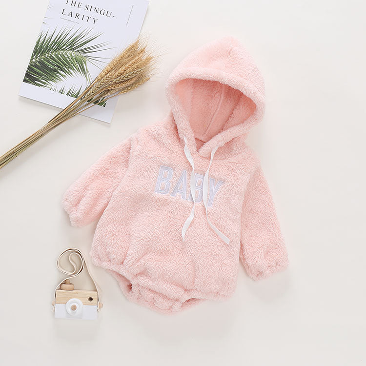 Baby BoyFall-winter Long Baby Clothes For Newborns Without Downfall Top