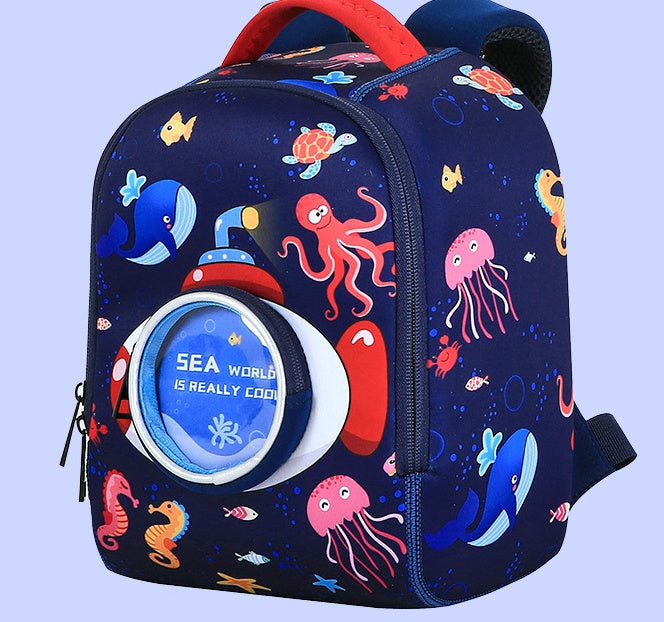 Korean Children''s Cartoon Schoolbag Customized Kindergarten Load