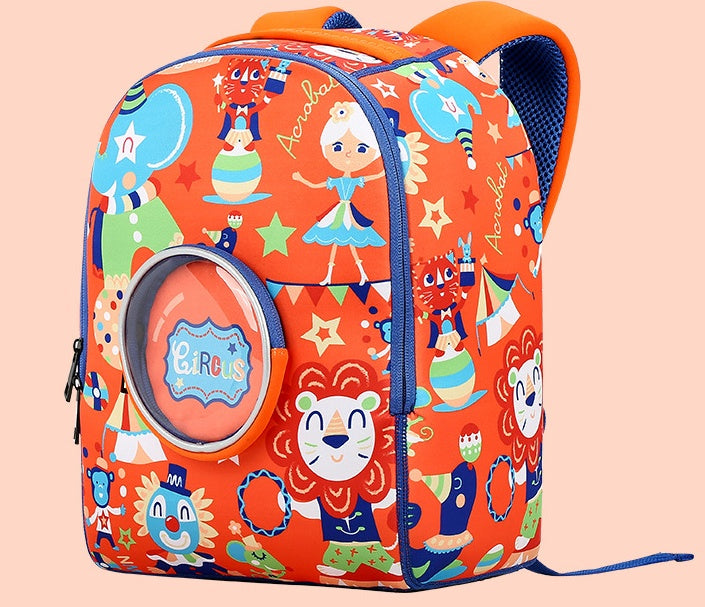 Korean Children''s Cartoon Schoolbag Customized Kindergarten Load
