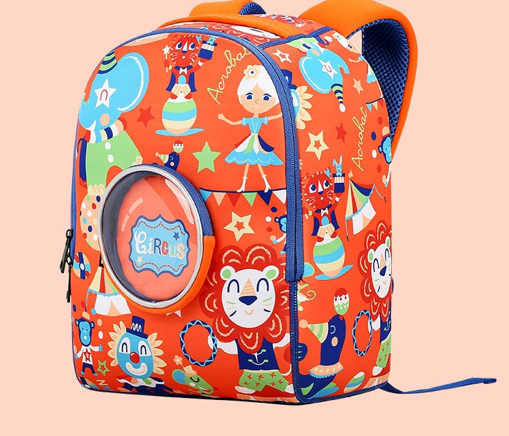 Korean Children''s Cartoon Schoolbag Customized Kindergarten Load
