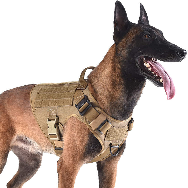 Tactical Dog Seat Belts, Military Adjustable Vest Seat Belts German Shepherd S Tension Free Metal Double Hook Seat Belts Labrador In Training  Walking