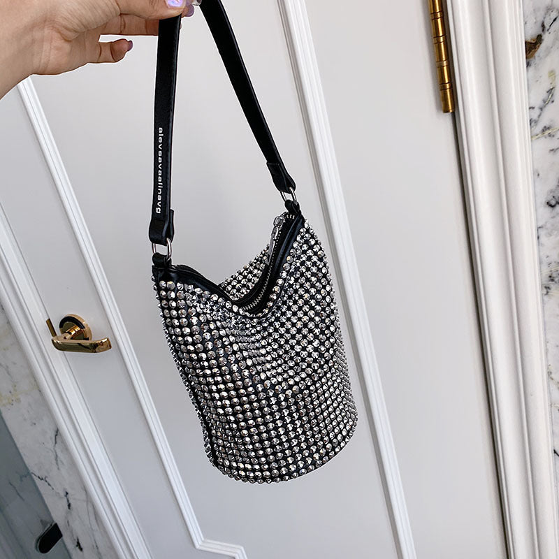Bright Diamond Messenger Bag Wild Ins Chain Bag
