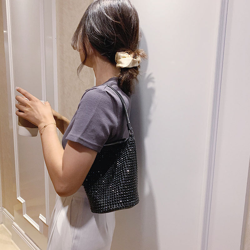 Bright Diamond Messenger Bag Wild Ins Chain Bag