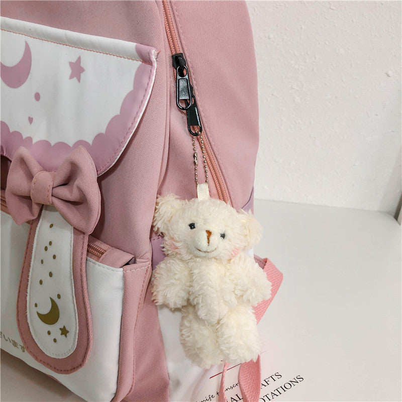Soft Sister Pink School Bag Female Student Bag