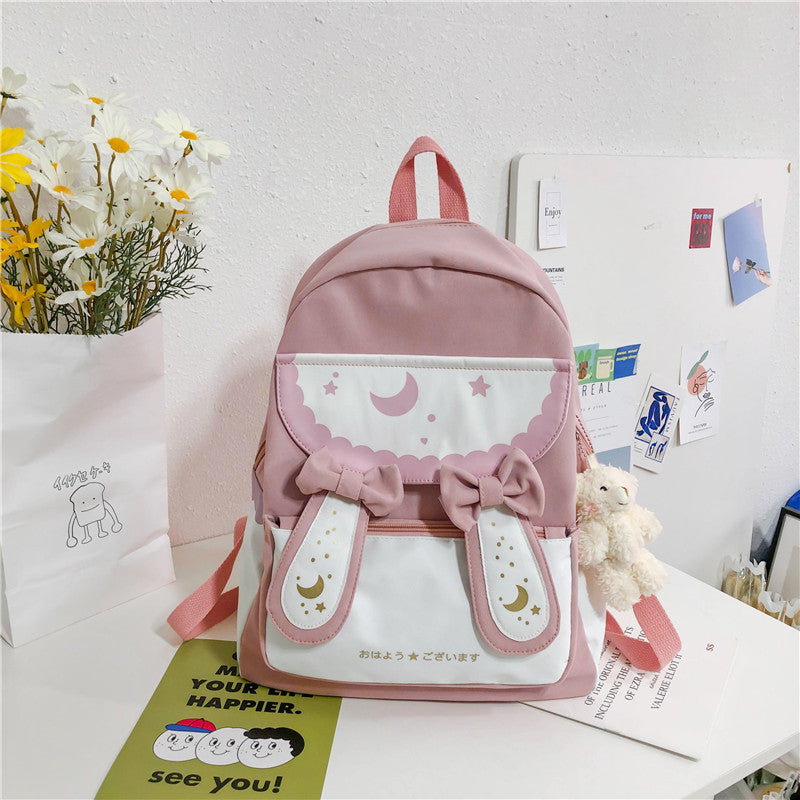 Soft Sister Pink School Bag Female Student Bag
