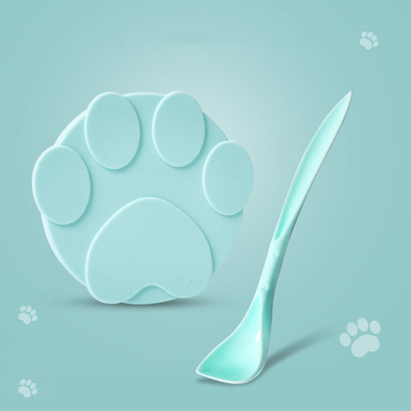 Pet Canned Food Lid Fresh-Keeping Silicone Lid Dog Canned Food Sealing Lid Universal Sealing Lid Three-In-One