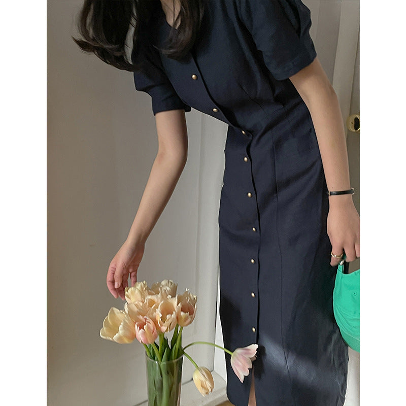 Acme Ground Cardigan Knee Dress Women''s New Korean