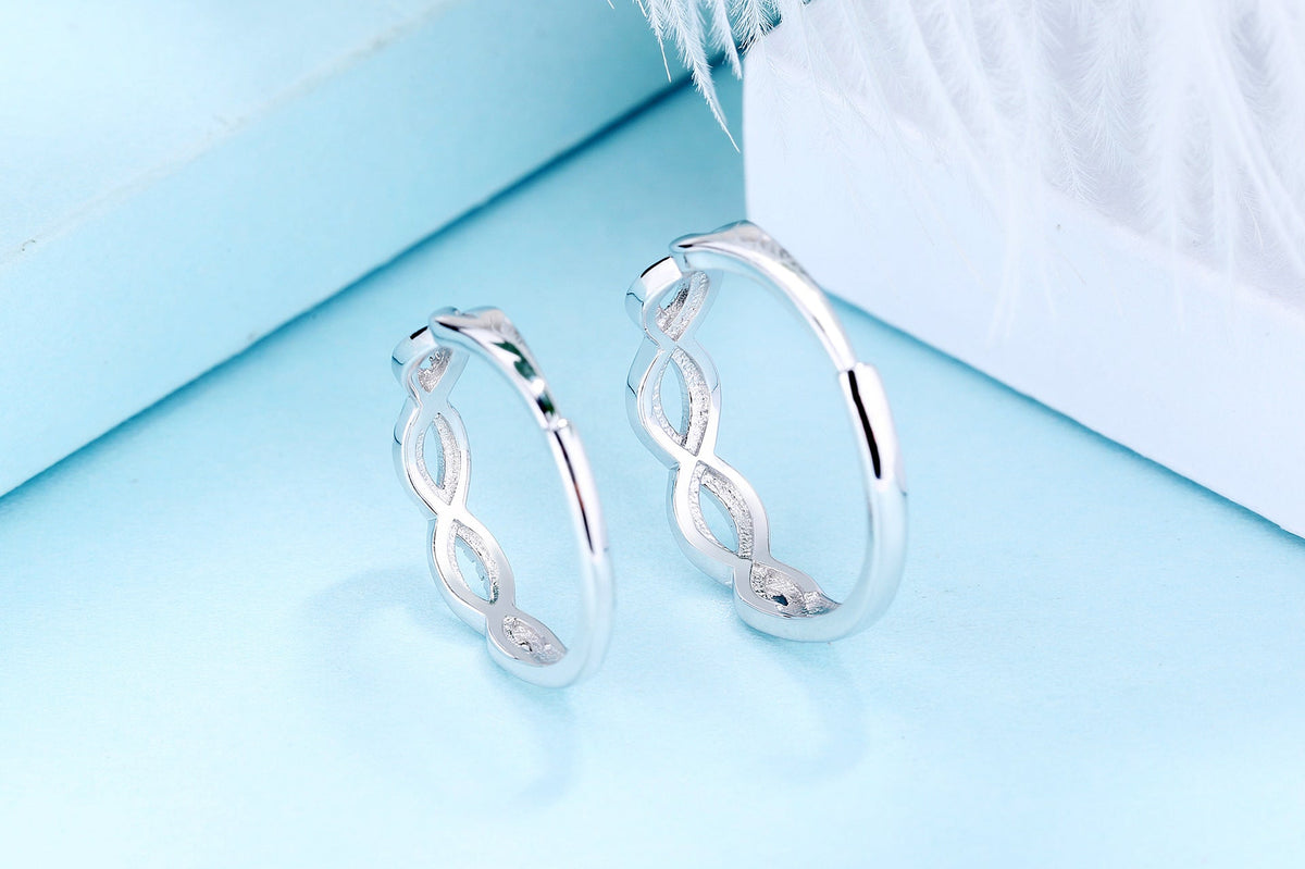 Sansheng III 925 Sterling Silver Couple Ring Japan And South Korea Simple Trend Of Men And Women On The Ring Valentines Day Gift For Girlfriend