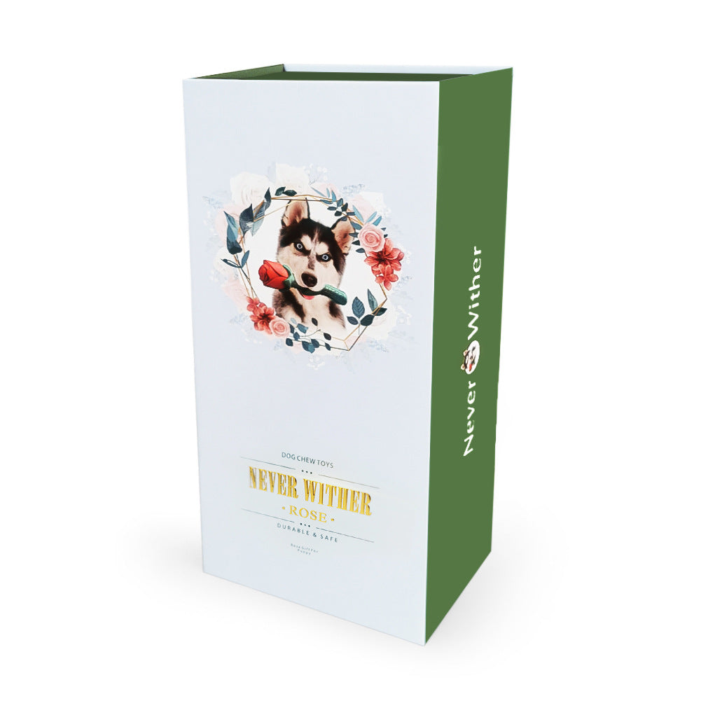 Self-Hi Toy Gift Boxed Dog Toy Rose Stick