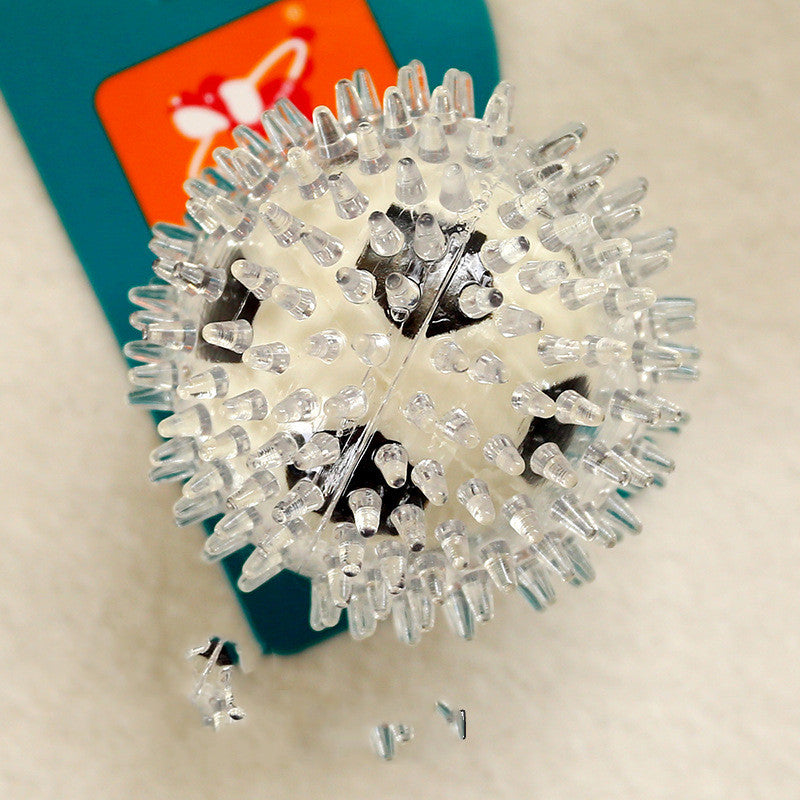 Glowing Spiny Colorful Woven Ball