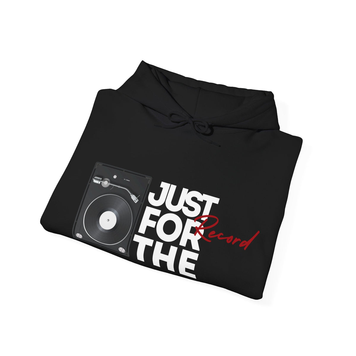 Just for the Record Men's Vinyl Record Hoodie