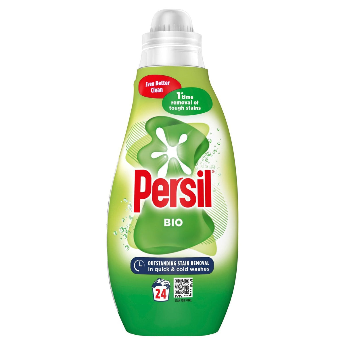 8 x Detergente Líquido para Lavadora Persil Bio 648 ml (24 Lavados)