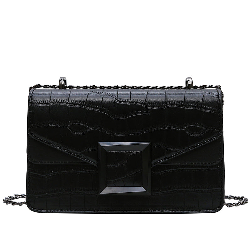 Net red chain small square bag