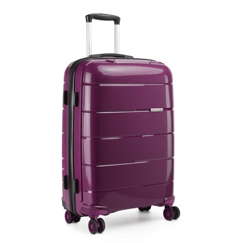 K1997L - KONO 24 INCH HARD SHELL PP SUITCASE - PURPLE