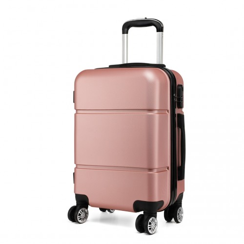 K1995L - Kono Hard Shell ABS Carry On Suitcase 20 Inch - Nude