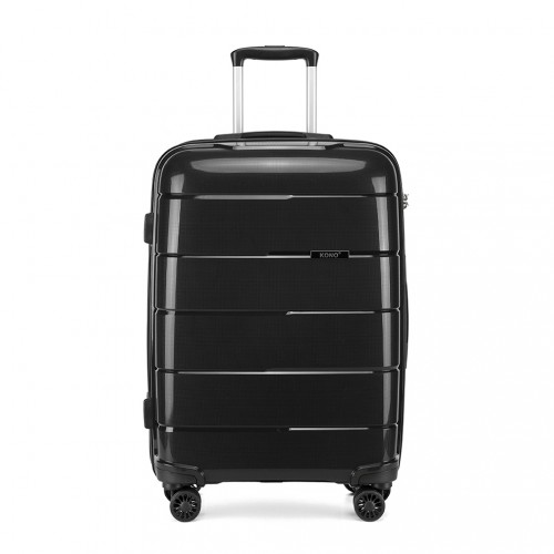 K1997L - KONO 28 INCH HARD SHELL PP SUITCASE - BLACK