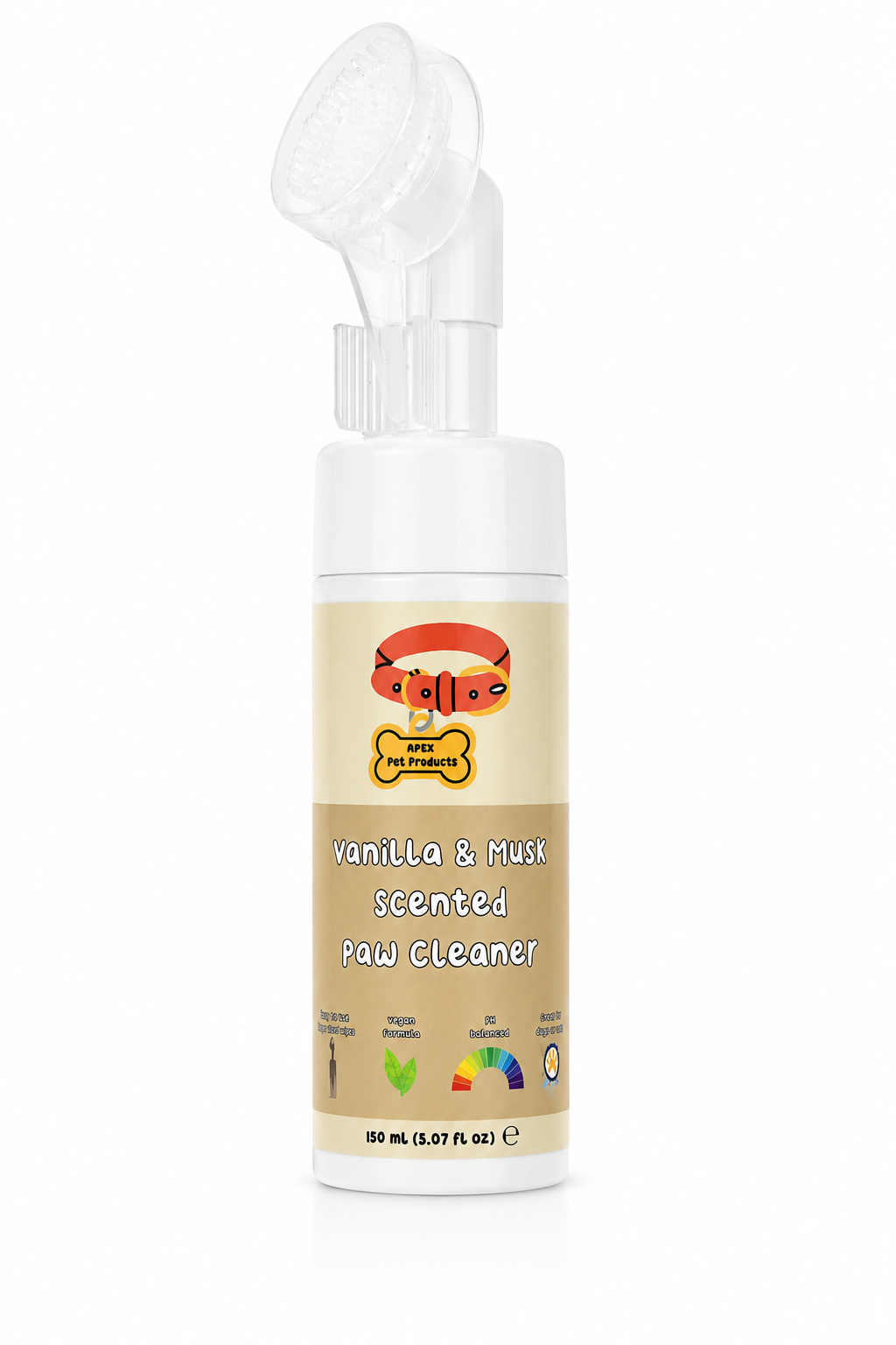 Scented Paw Cleaner with brush