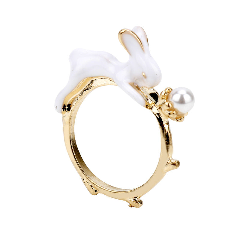 Japanese Pearl Painting Oil Rabbit Bracelet Women Bracelet Bracelet