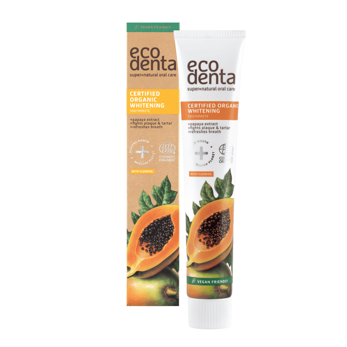 EcoDenta Org Pasta dental blanqueadora papaya - 75ml
