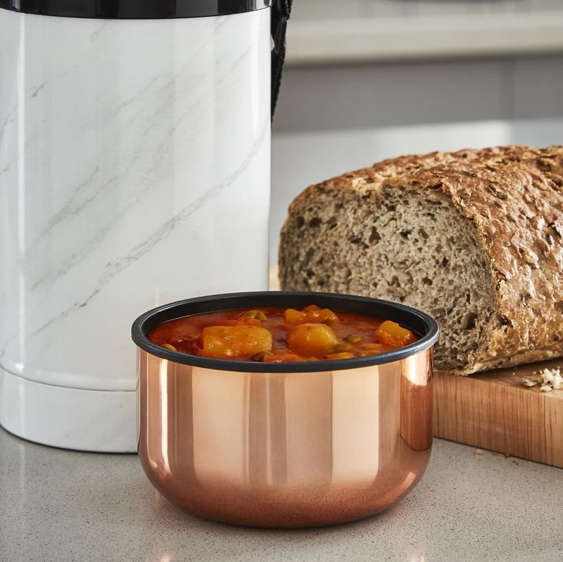 Tower Marble Rose Gold 1000ml Vacuum Food Flask