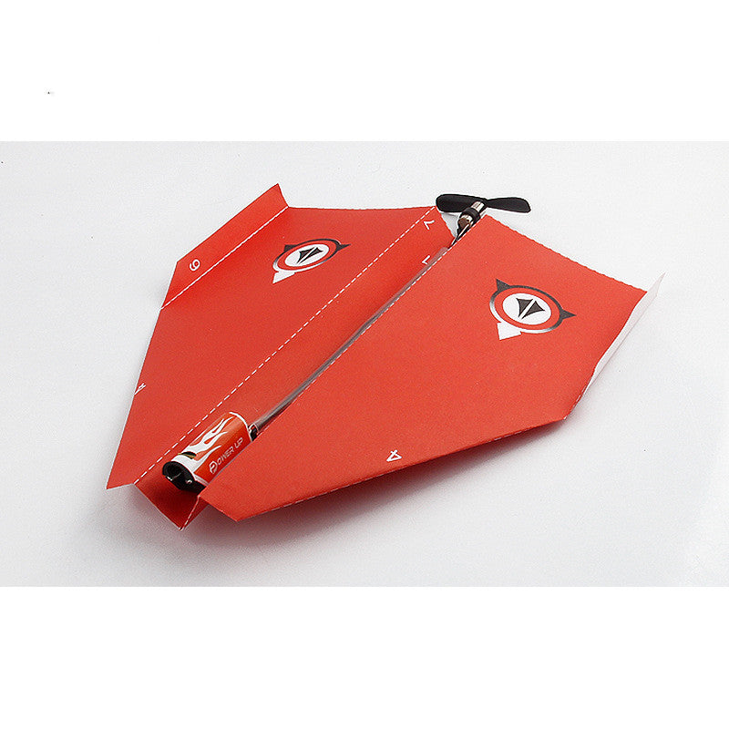 Charging motor electric gliding paper plane