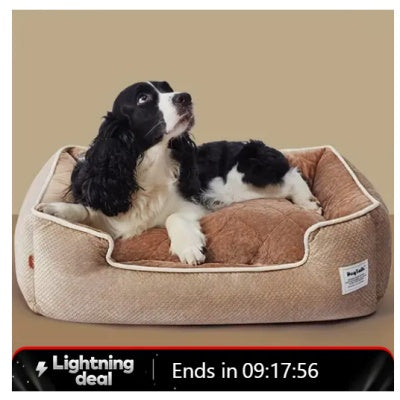 Thickened Winter Warmth Detachable And Washable Dog And Cat Litter