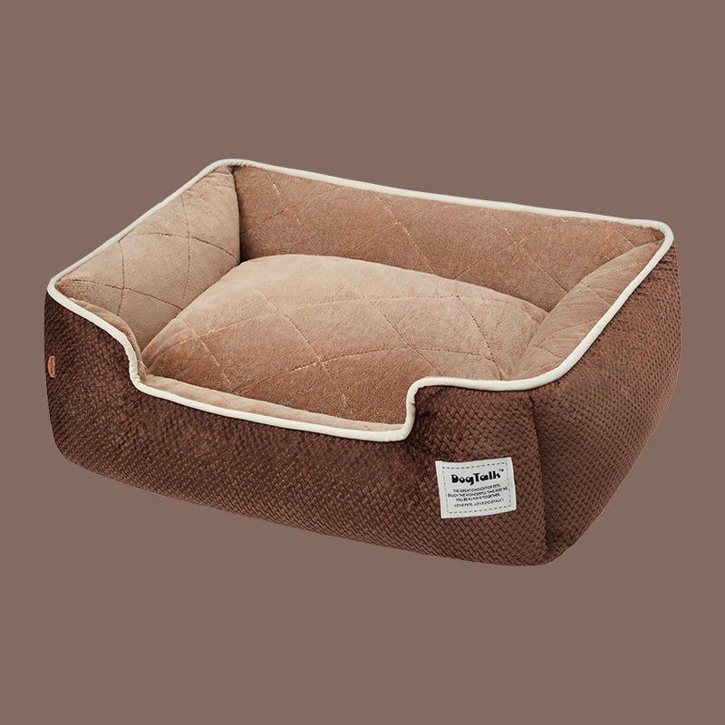 Thickened Winter Warmth Detachable And Washable Dog And Cat Litter