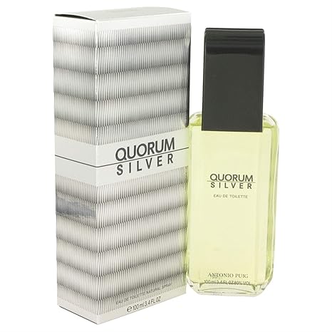 Puig Quorum Silver  Eau De Toilette Spray 100ml