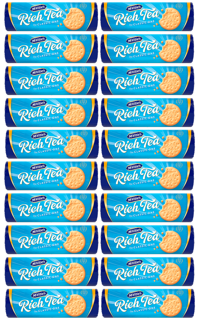 20 x Mcvities Rich Tea - 300g