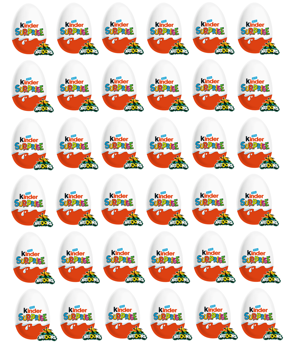 36 x Kinder Surprise T1X36