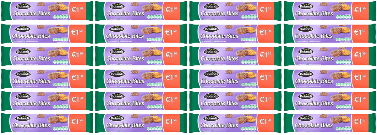 24 x Bolands Chocolate Bites - 135GM