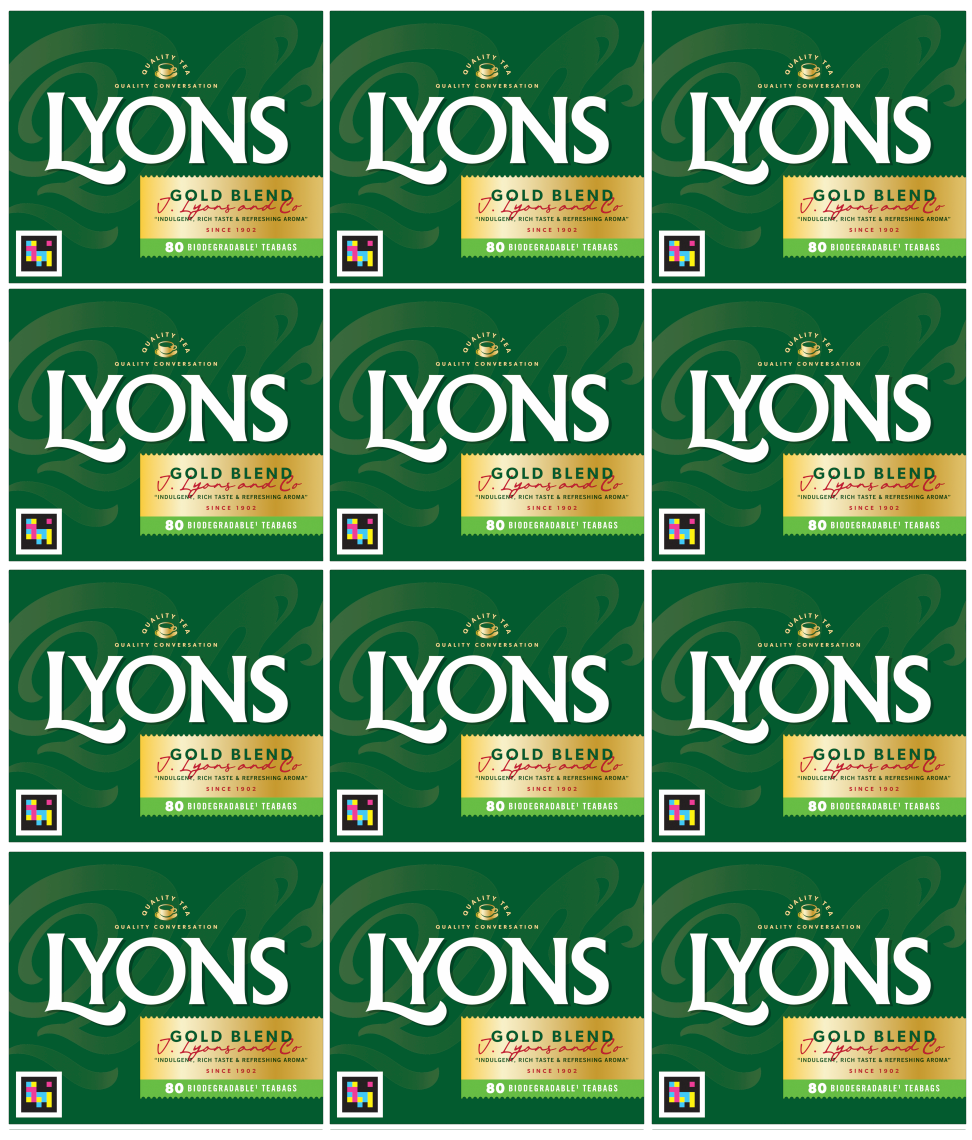 12 x Lyons Tea Gold 80er - 232G