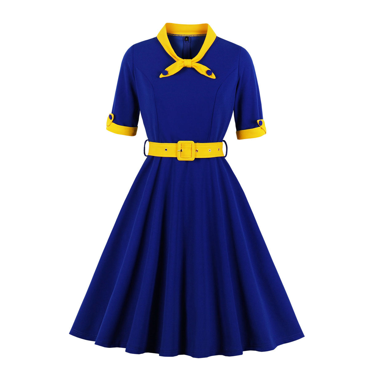 Patchwork big dress