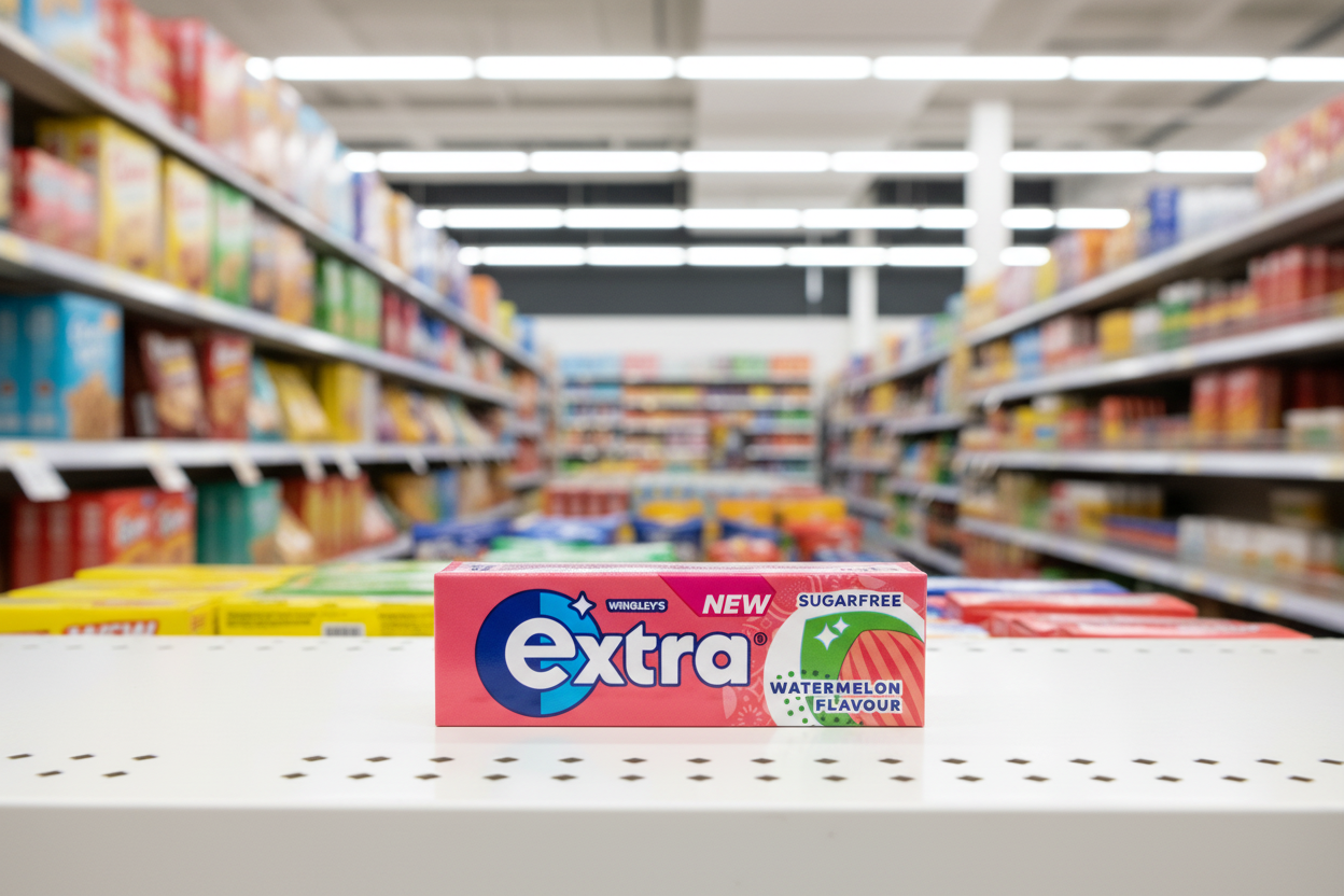 30 x Extra Watermelon Chewing Gum Sugar Free 10 Pieces - 10 STK