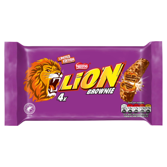 10 x Lion Barrita de Brownie 4un - 120g