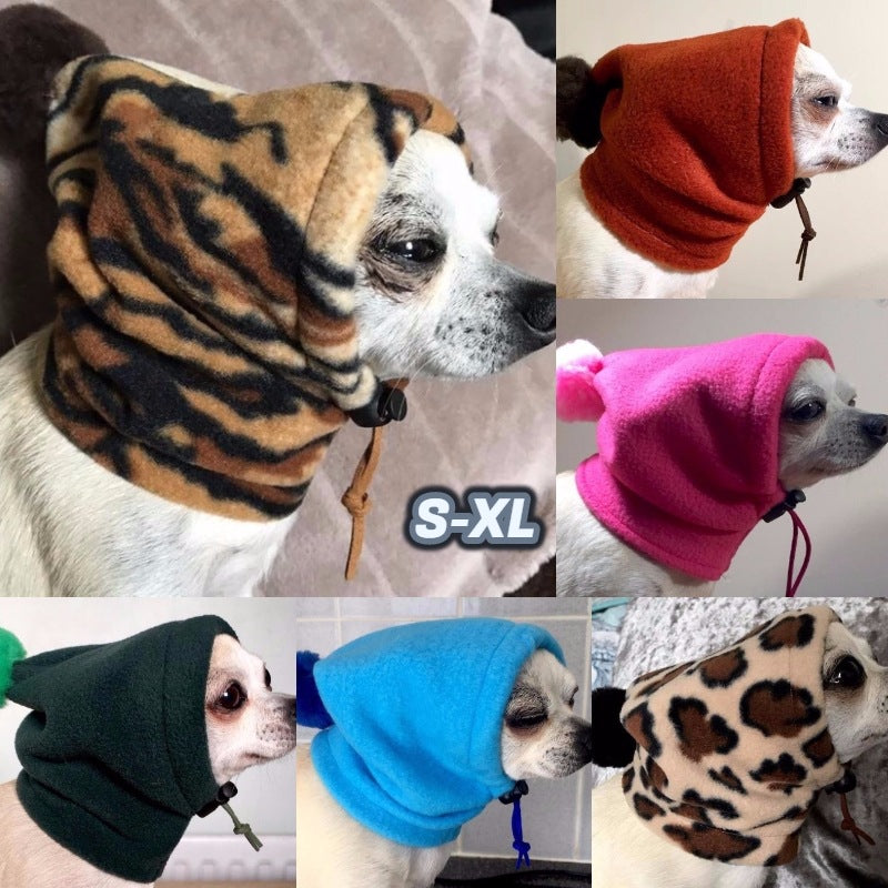 Pet Hat Warm Drawstring Adjustment Cap